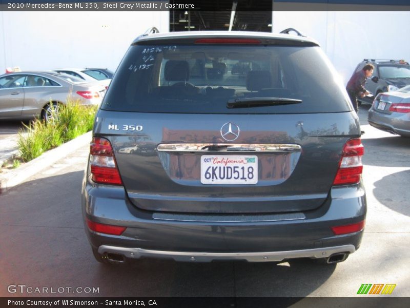 Steel Grey Metallic / Cashmere 2010 Mercedes-Benz ML 350