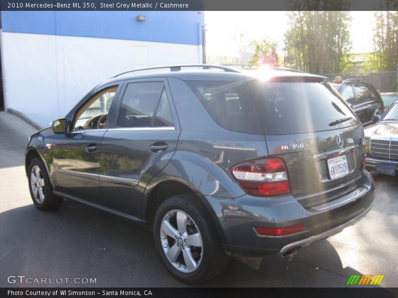 Steel Grey Metallic / Cashmere 2010 Mercedes-Benz ML 350