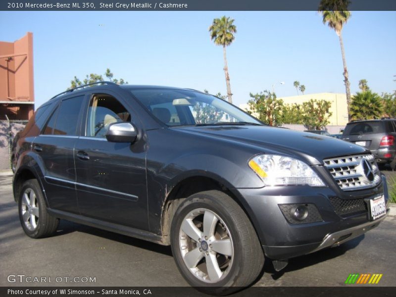 Steel Grey Metallic / Cashmere 2010 Mercedes-Benz ML 350