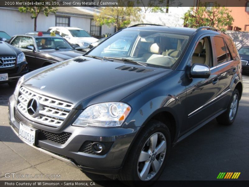Steel Grey Metallic / Cashmere 2010 Mercedes-Benz ML 350