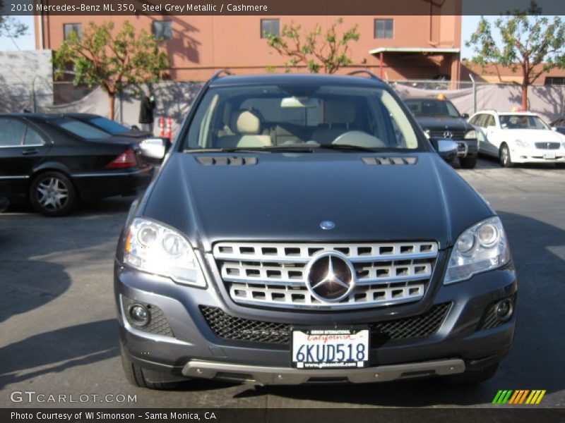 Steel Grey Metallic / Cashmere 2010 Mercedes-Benz ML 350