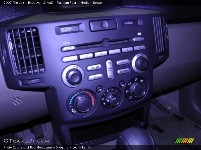 Platinum Pearl / Medium Brown 2007 Mitsubishi Endeavor LS AWD