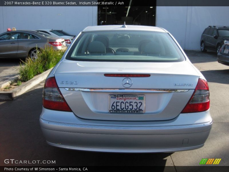 Iridium Silver Metallic / Ash 2007 Mercedes-Benz E 320 Bluetec Sedan