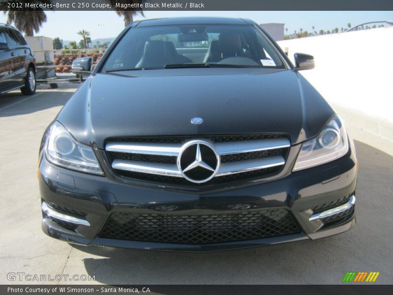Magnetite Black Metallic / Black 2012 Mercedes-Benz C 250 Coupe