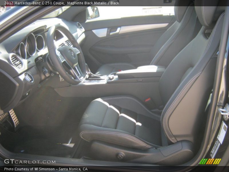 Magnetite Black Metallic / Black 2012 Mercedes-Benz C 250 Coupe