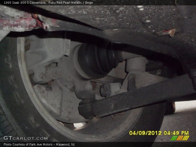 Ruby Red Pearl Metallic / Beige 1993 Saab 900 S Convertible