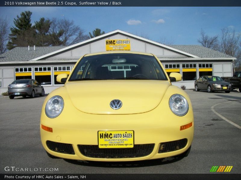Sunflower Yellow / Black 2010 Volkswagen New Beetle 2.5 Coupe