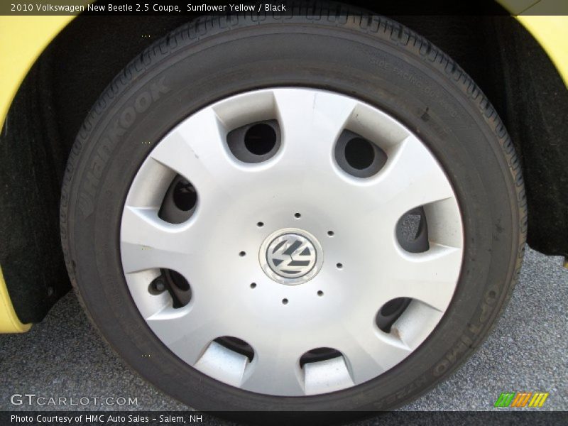 Sunflower Yellow / Black 2010 Volkswagen New Beetle 2.5 Coupe