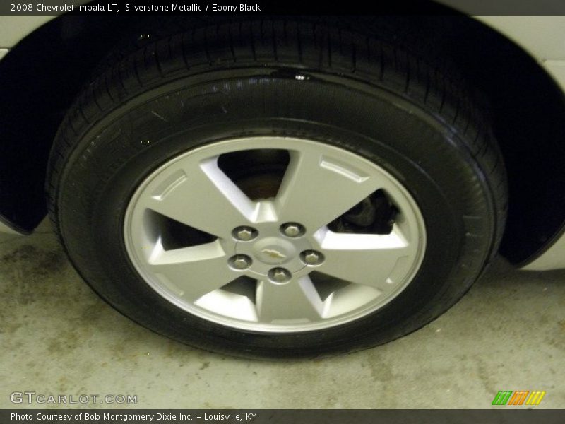 Silverstone Metallic / Ebony Black 2008 Chevrolet Impala LT
