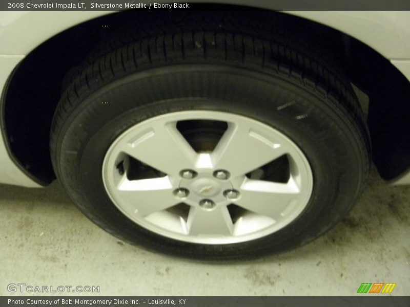 Silverstone Metallic / Ebony Black 2008 Chevrolet Impala LT