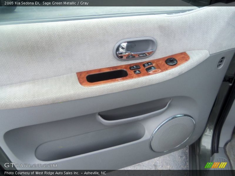 Sage Green Metallic / Gray 2005 Kia Sedona EX