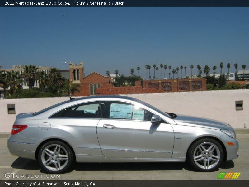 Iridium Silver Metallic / Black 2012 Mercedes-Benz E 350 Coupe