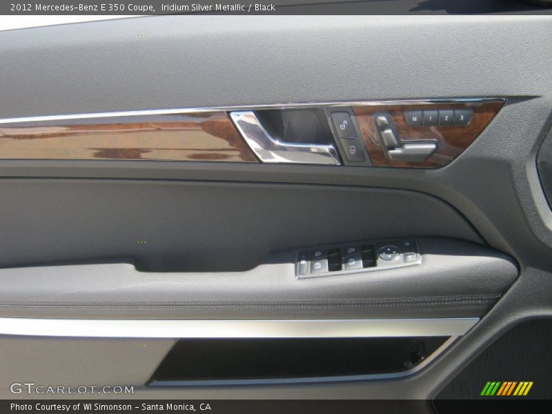 Iridium Silver Metallic / Black 2012 Mercedes-Benz E 350 Coupe