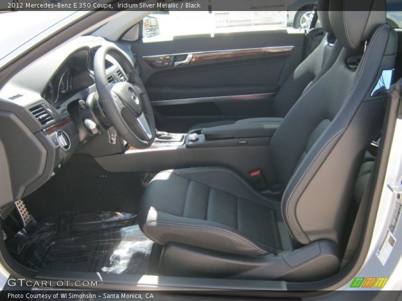 Iridium Silver Metallic / Black 2012 Mercedes-Benz E 350 Coupe