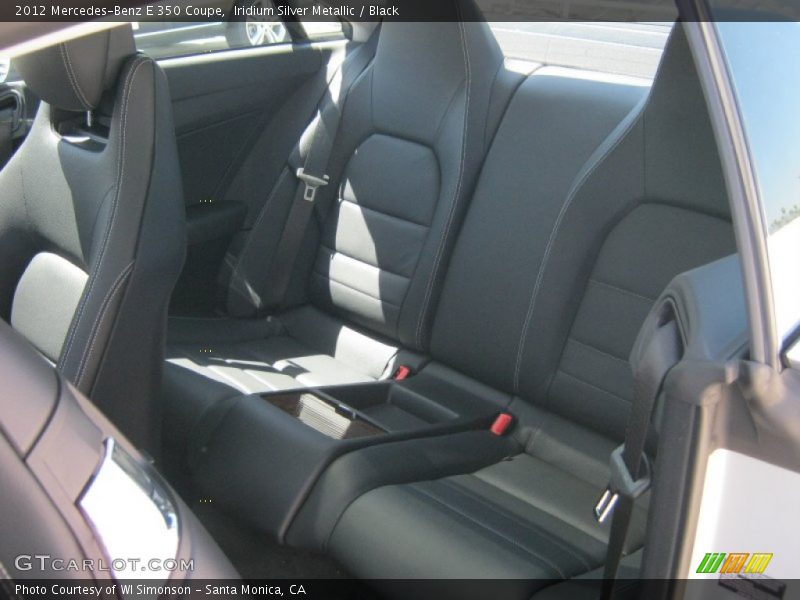 Iridium Silver Metallic / Black 2012 Mercedes-Benz E 350 Coupe