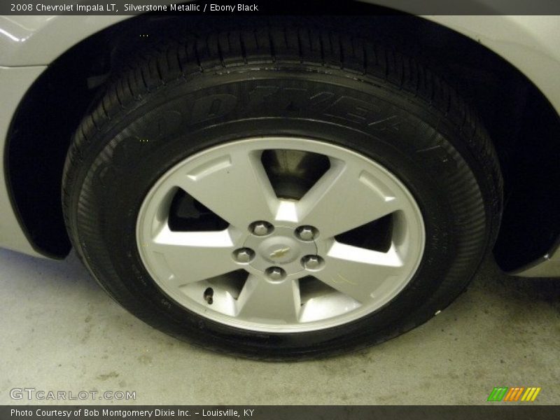 Silverstone Metallic / Ebony Black 2008 Chevrolet Impala LT