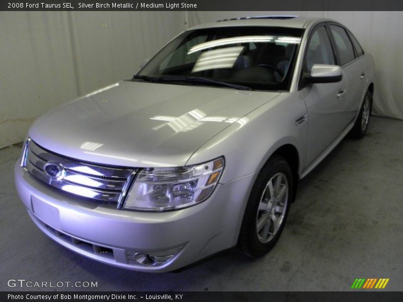 Silver Birch Metallic / Medium Light Stone 2008 Ford Taurus SEL