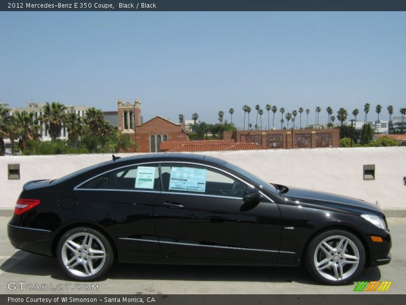 Black / Black 2012 Mercedes-Benz E 350 Coupe
