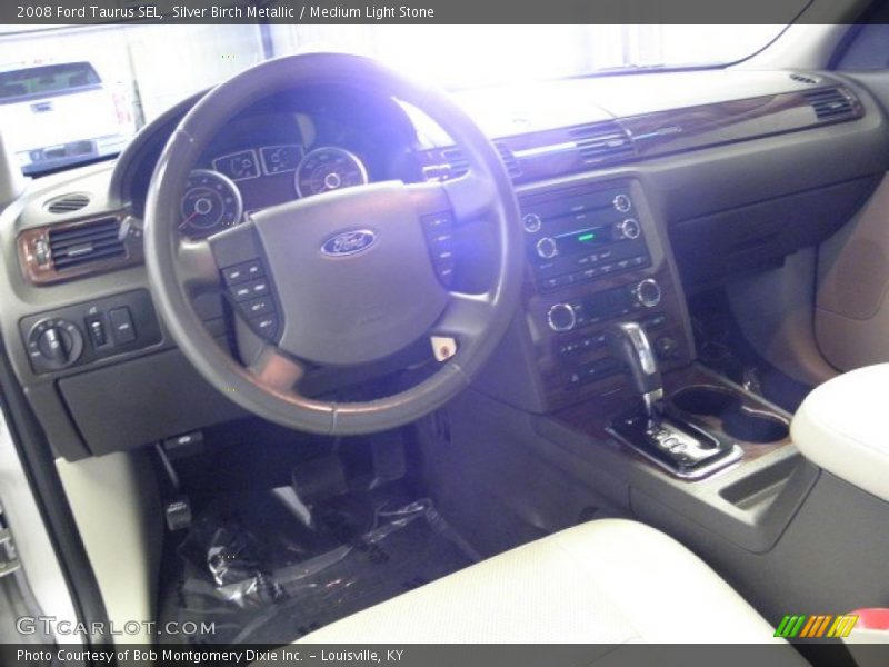 Silver Birch Metallic / Medium Light Stone 2008 Ford Taurus SEL