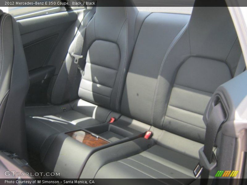 Black / Black 2012 Mercedes-Benz E 350 Coupe