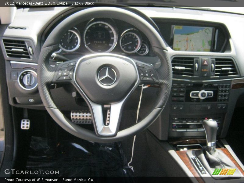 Black / Black 2012 Mercedes-Benz E 350 Coupe