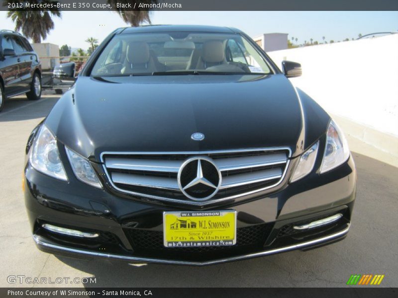 Black / Almond/Mocha 2012 Mercedes-Benz E 350 Coupe