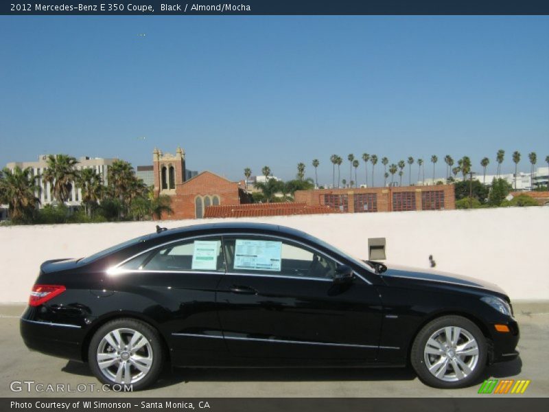 Black / Almond/Mocha 2012 Mercedes-Benz E 350 Coupe