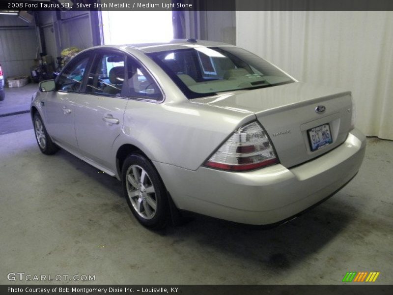 Silver Birch Metallic / Medium Light Stone 2008 Ford Taurus SEL