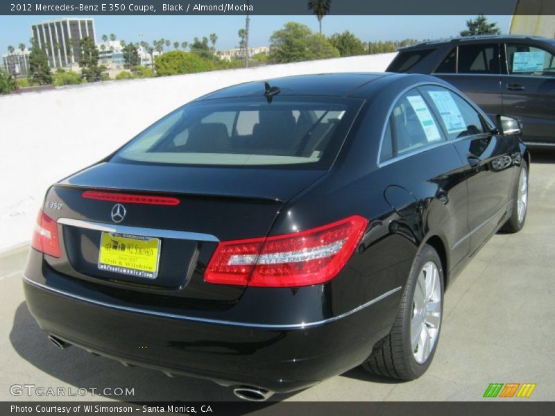 Black / Almond/Mocha 2012 Mercedes-Benz E 350 Coupe