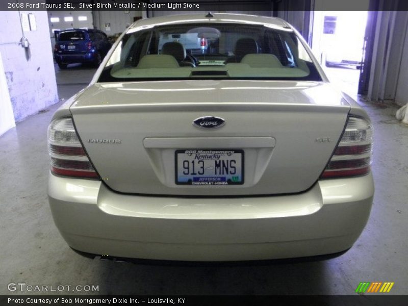 Silver Birch Metallic / Medium Light Stone 2008 Ford Taurus SEL