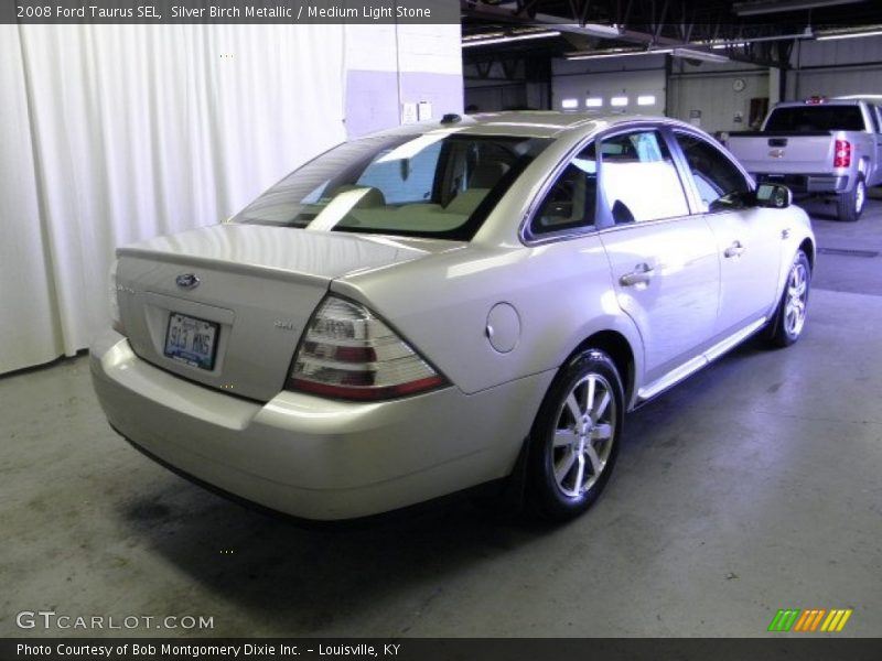 Silver Birch Metallic / Medium Light Stone 2008 Ford Taurus SEL