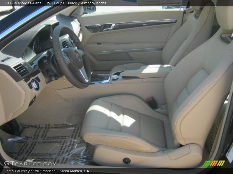 Black / Almond/Mocha 2012 Mercedes-Benz E 350 Coupe