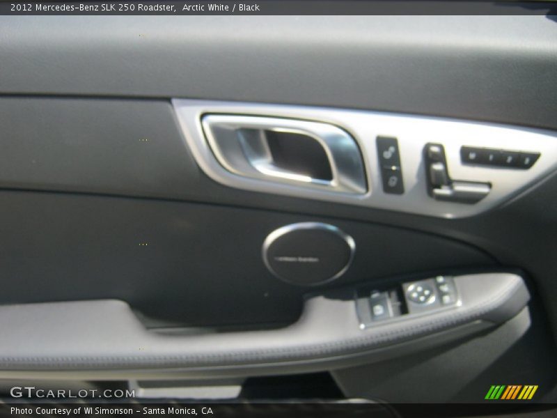 Arctic White / Black 2012 Mercedes-Benz SLK 250 Roadster