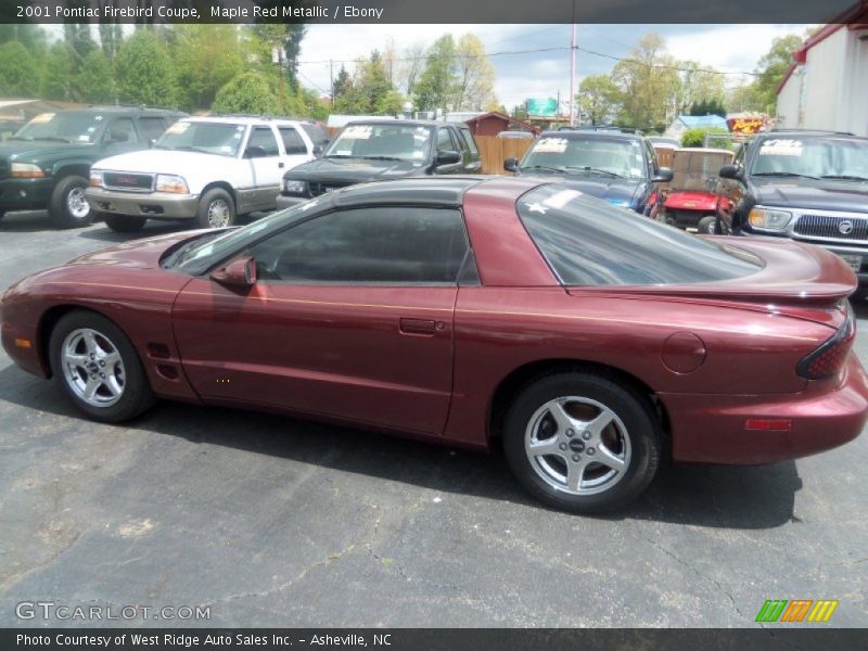 Maple Red Metallic / Ebony 2001 Pontiac Firebird Coupe