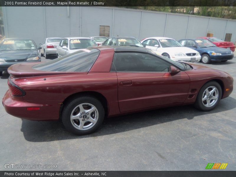 Maple Red Metallic / Ebony 2001 Pontiac Firebird Coupe