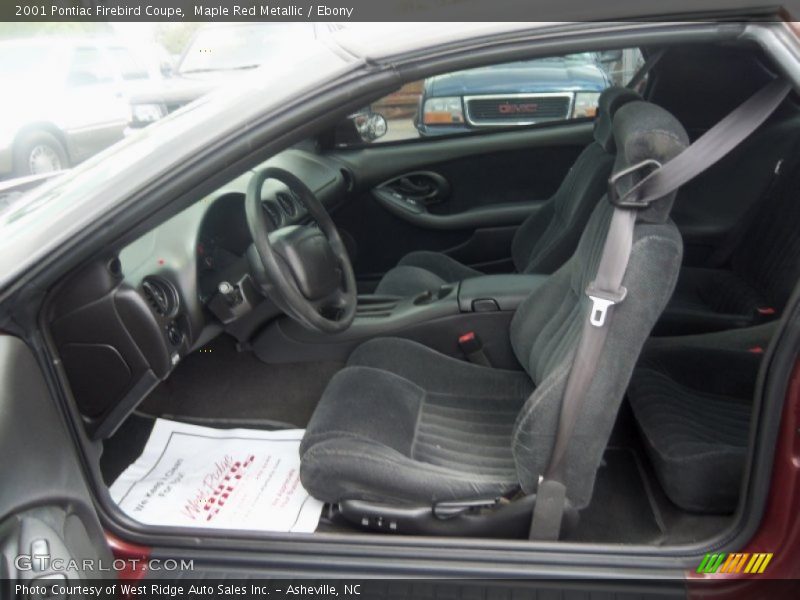  2001 Firebird Coupe Ebony Interior