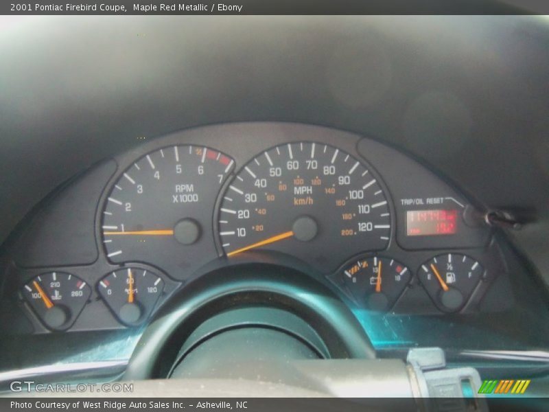  2001 Firebird Coupe Coupe Gauges