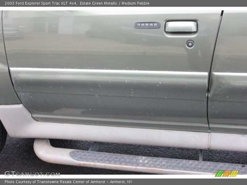 Estate Green Metallic / Medium Pebble 2003 Ford Explorer Sport Trac XLT 4x4