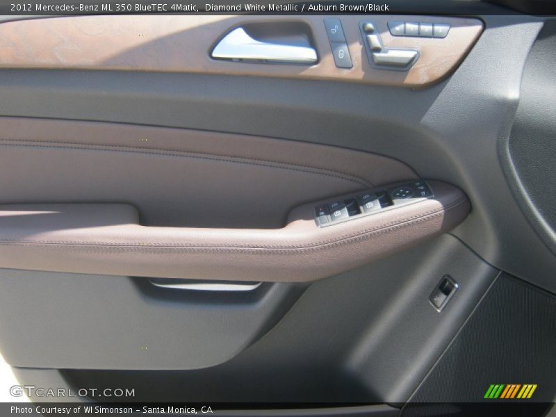 Diamond White Metallic / Auburn Brown/Black 2012 Mercedes-Benz ML 350 BlueTEC 4Matic