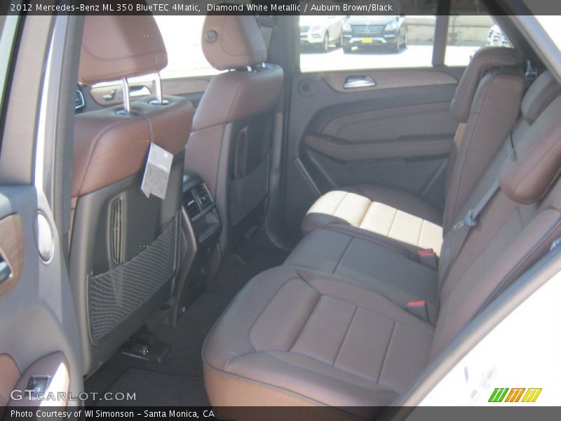 Diamond White Metallic / Auburn Brown/Black 2012 Mercedes-Benz ML 350 BlueTEC 4Matic