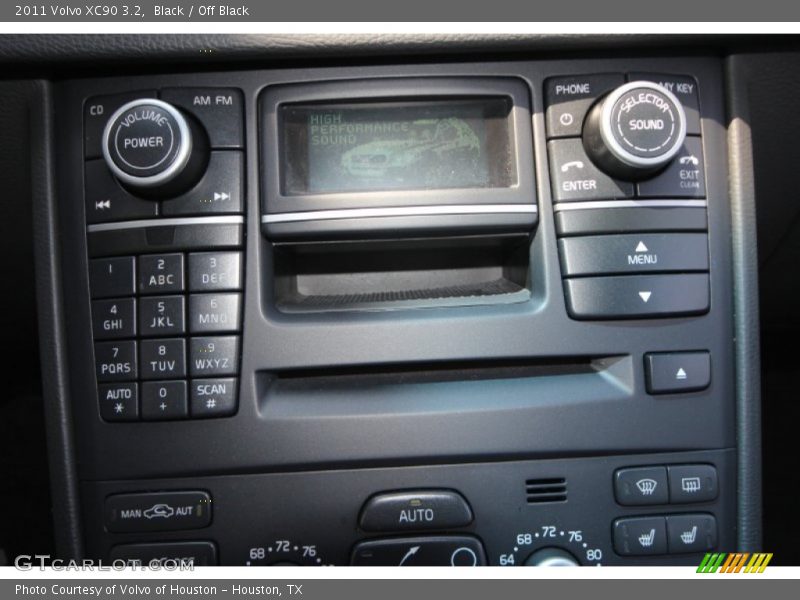 Black / Off Black 2011 Volvo XC90 3.2