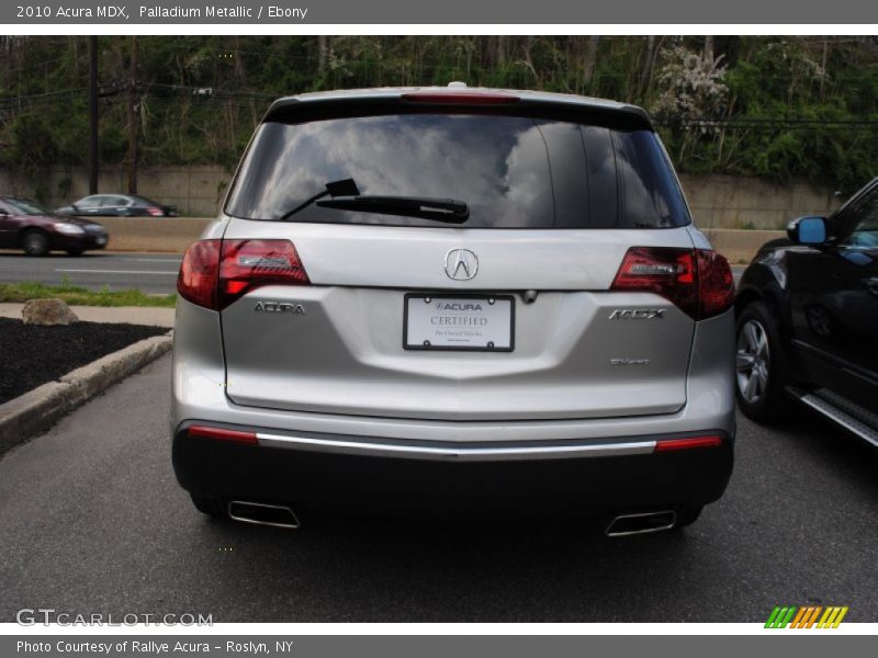 Palladium Metallic / Ebony 2010 Acura MDX