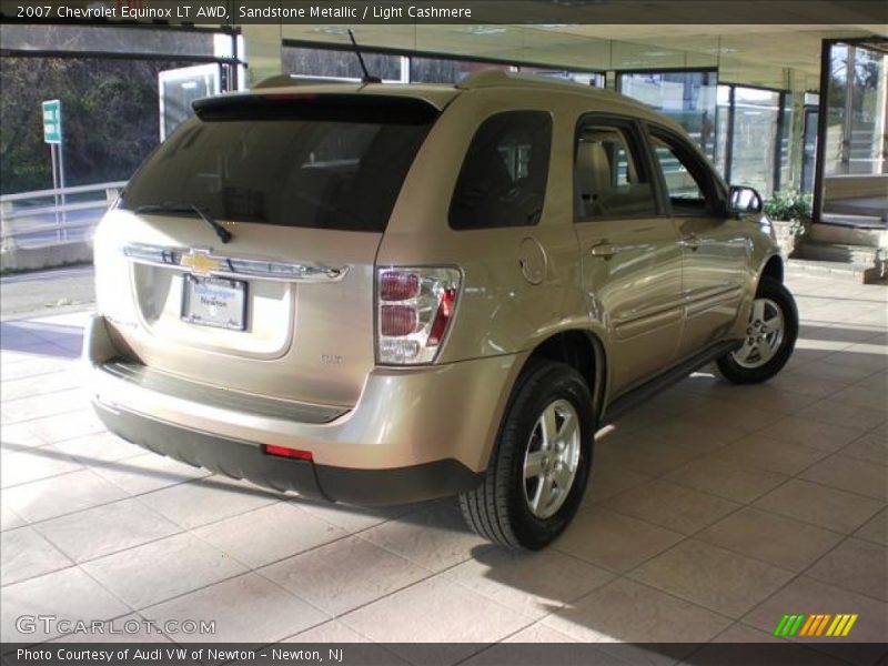 Sandstone Metallic / Light Cashmere 2007 Chevrolet Equinox LT AWD