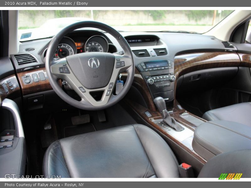 Palladium Metallic / Ebony 2010 Acura MDX