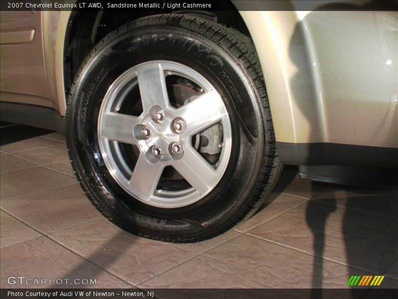 Sandstone Metallic / Light Cashmere 2007 Chevrolet Equinox LT AWD