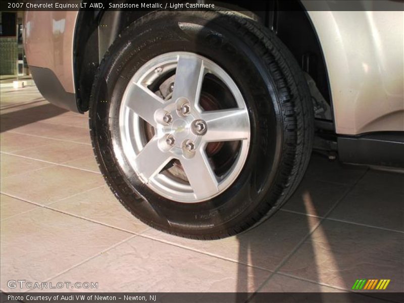 Sandstone Metallic / Light Cashmere 2007 Chevrolet Equinox LT AWD