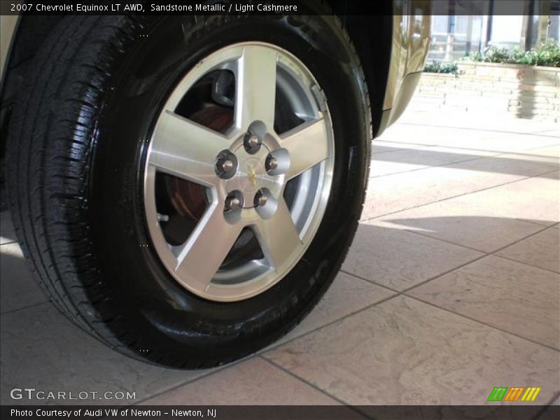 Sandstone Metallic / Light Cashmere 2007 Chevrolet Equinox LT AWD