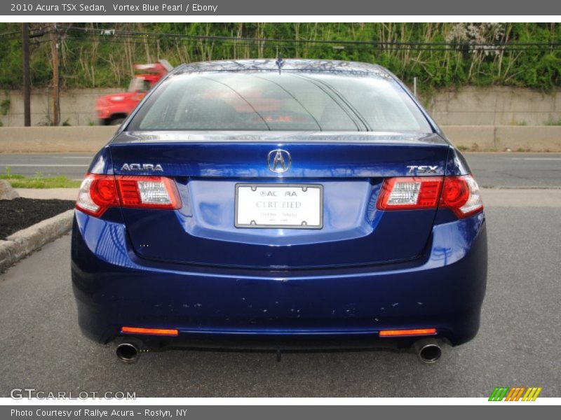 Vortex Blue Pearl / Ebony 2010 Acura TSX Sedan