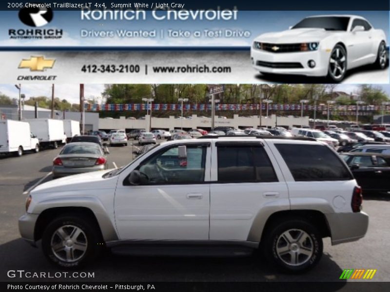 Summit White / Light Gray 2006 Chevrolet TrailBlazer LT 4x4