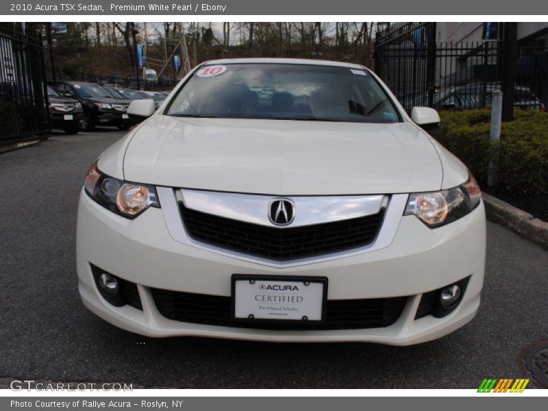 Premium White Pearl / Ebony 2010 Acura TSX Sedan